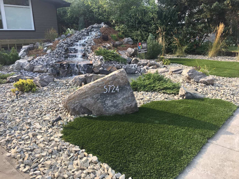Front Yard Landscaping Water Feature