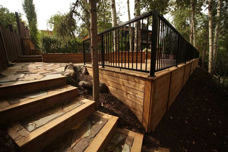 Stone Stairway to Deck