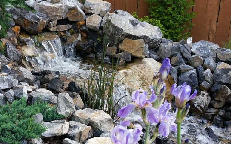 Bi-level Stream with Waterfall in Edmonton