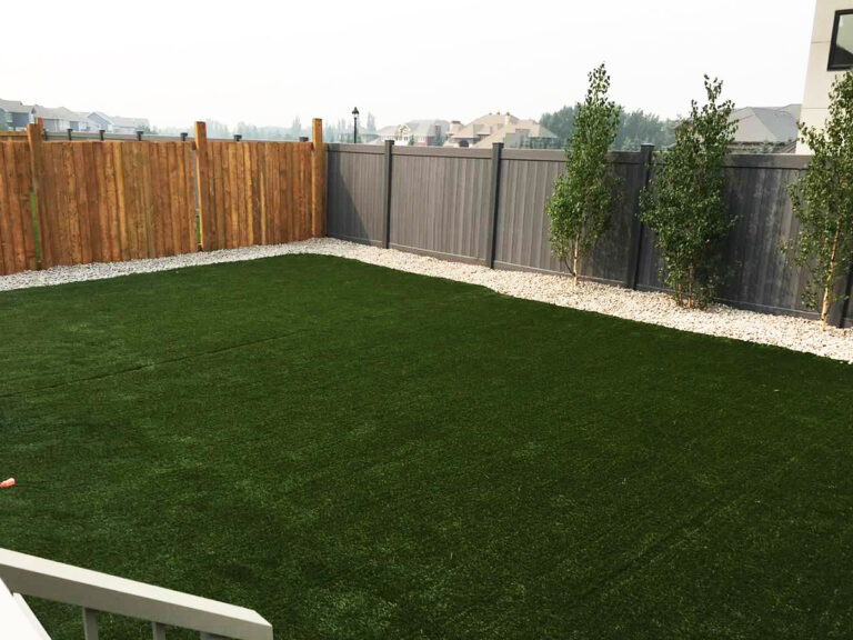 Artificial turf installation