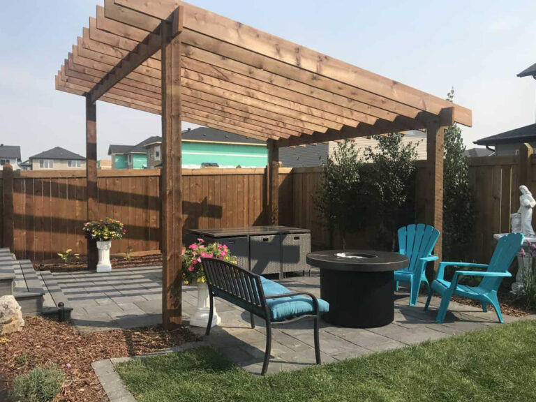 Pergola Covering Hottub