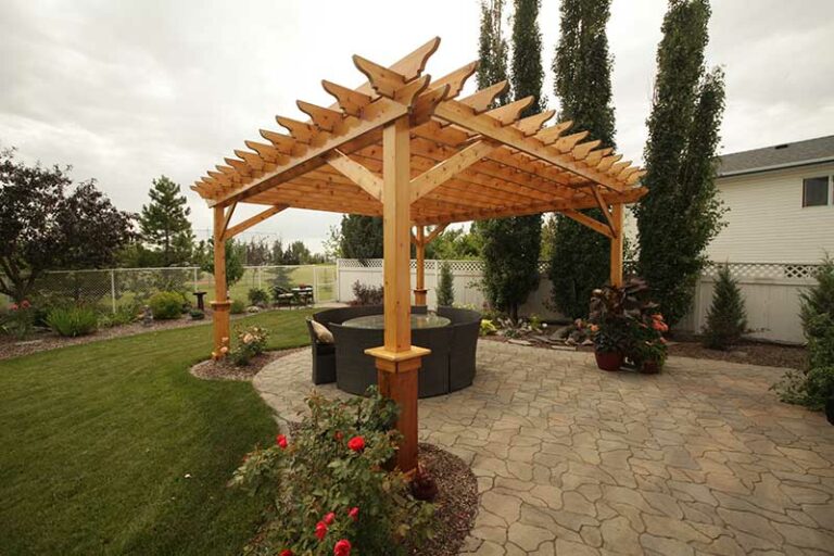 Slanted Roof Pergola