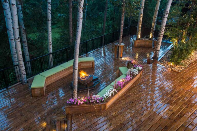 St. Albert landscaping for decks