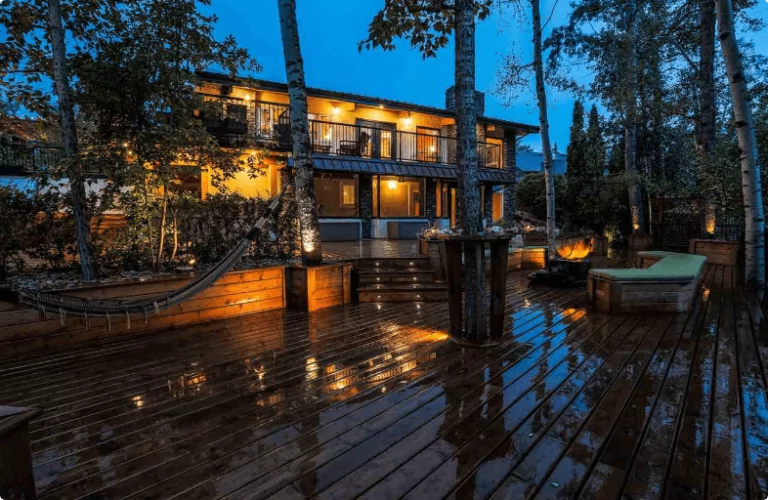 Edmonton landscape lighting for outdoor spaces, Isle Group