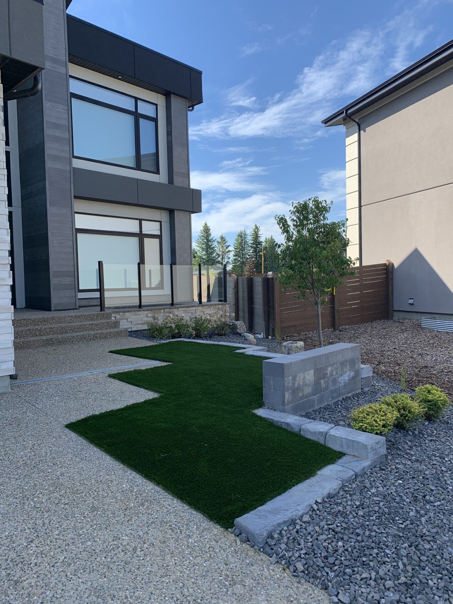 Artificial turf and landscaping services in Stony Plain